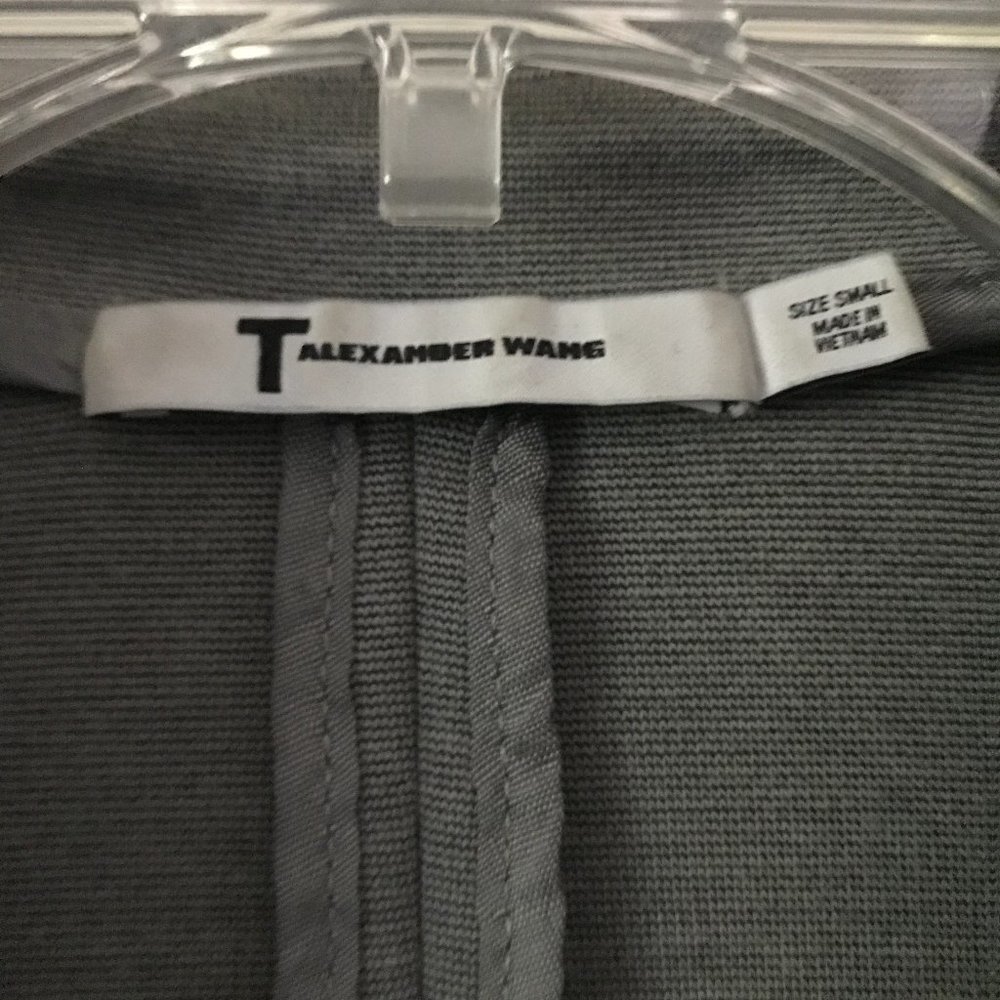 T Alexander Wang Gray Two-Button Blazer - image 3